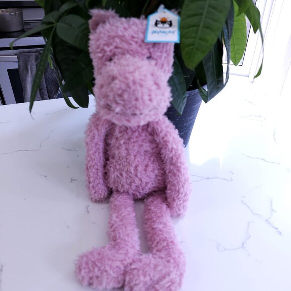 NWT Jellycat Medium Bashful Hippo - Picture 1 of 5